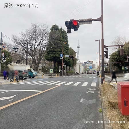 前面道路