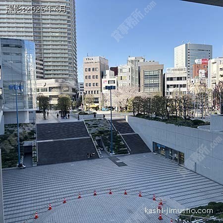 2階ペデストリアンデッキからの眺望