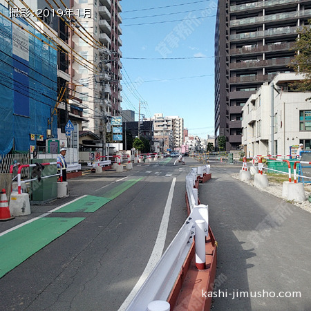 前面道路②