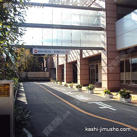 駐車場入口 