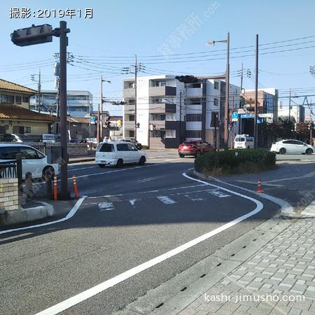 前面道路