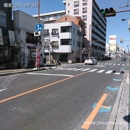 前面道路②