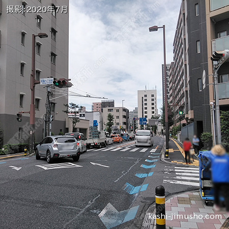 前面道路
