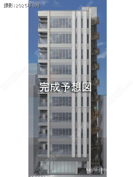 仮称)北海道文化放送銀座ビル建替計画の外観